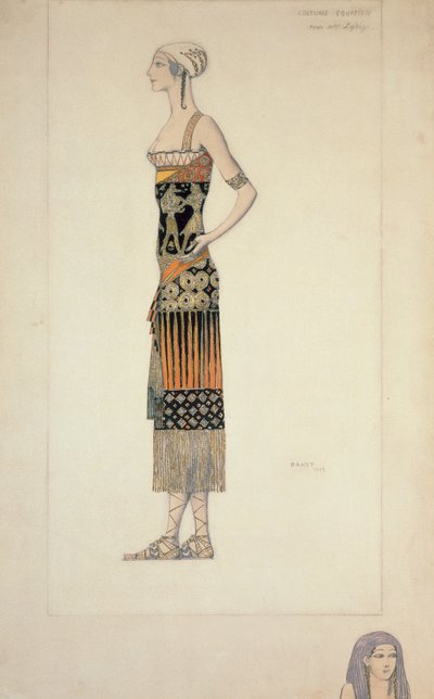 Egyptisch Kostuum door Leon Bakst